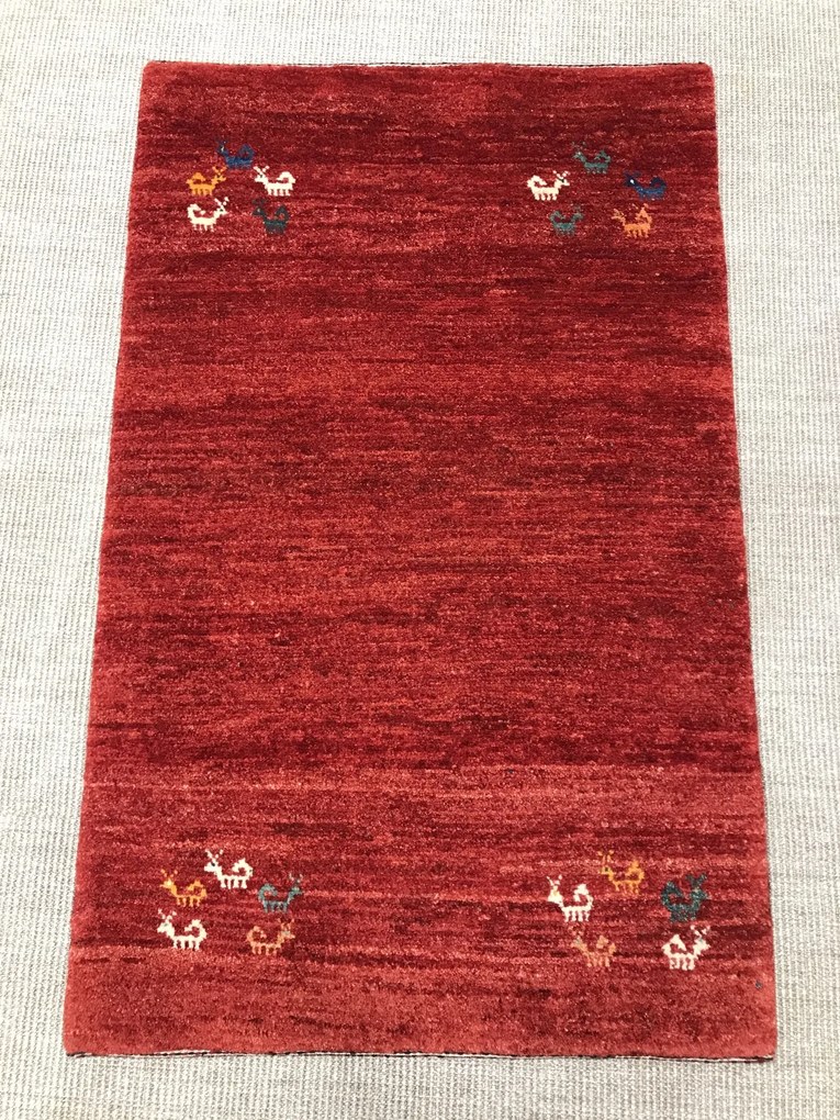 Gashguli Tappeto 120x80 Rosso (Iran) Annodato A Mano