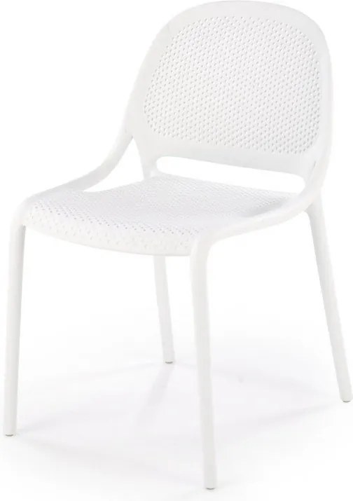 Sedia in plastica K532 in bianco
