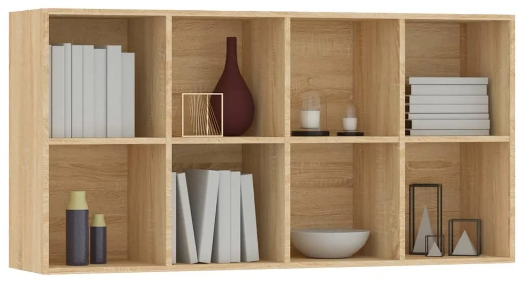 Libreria/Credenza Rovere Sonoma 66x30x130 cm Legno Multistrato