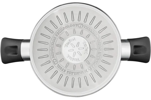 Tefal - Set di 3 pentole DELICIOUS in acciaio inox