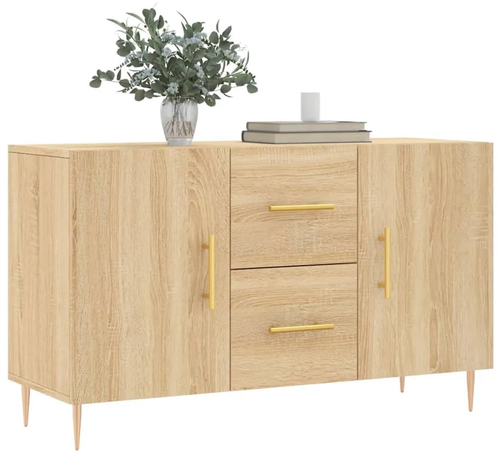 Credenza rovere sonoma 100x36x60 cm in legno multistrato