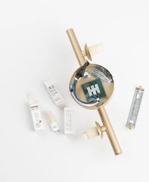 Brilagi - Applique a LED MILLA 3xG9/3W/230V oro/fumé