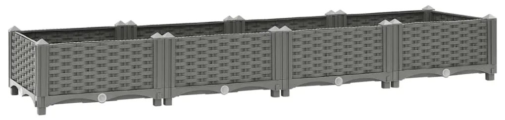 Fioriera Rialzata 160x40x23 Cm İn Polipropilene /