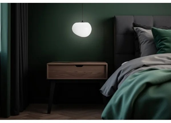 Lampadario a sospensione con filo STONES 1xE27/40W/230V diametro 25 cm