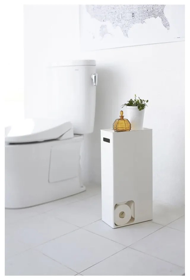 Distributore di carta igienica bianco Rin Stocker Tower - YAMAZAKI