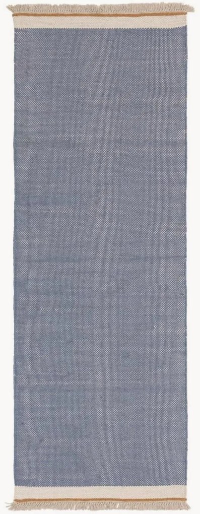 Passatoia in lana a pelo corto tessuta a mano Karla