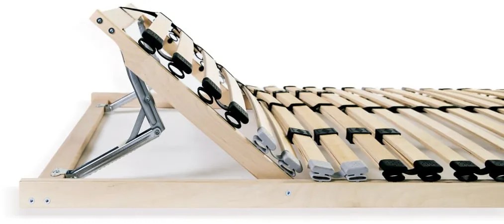 Reti a doghe 2 pz 7 zone con 28 doghe in legno 70x200 cm