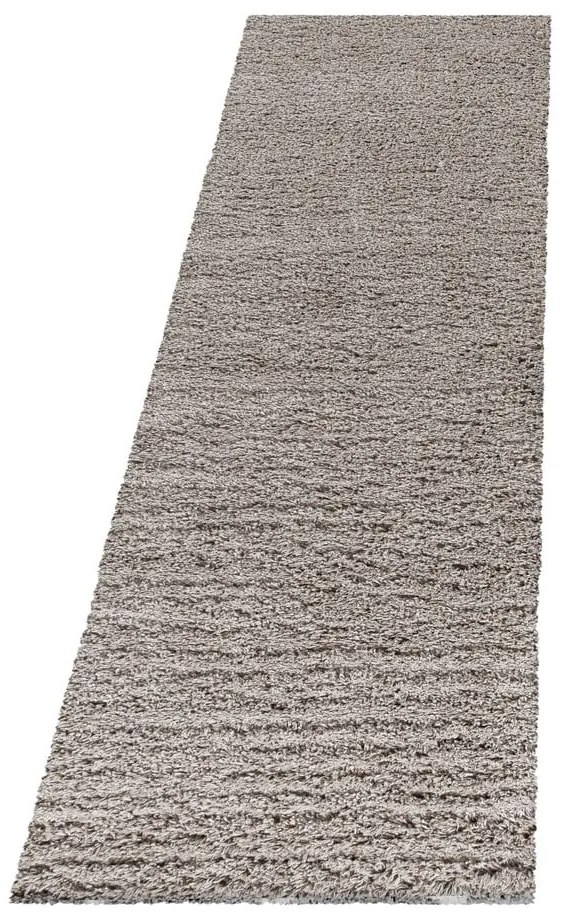 Passatoia marrone chiaro 80x250 cm Fluffy - Ayyildiz Carpets