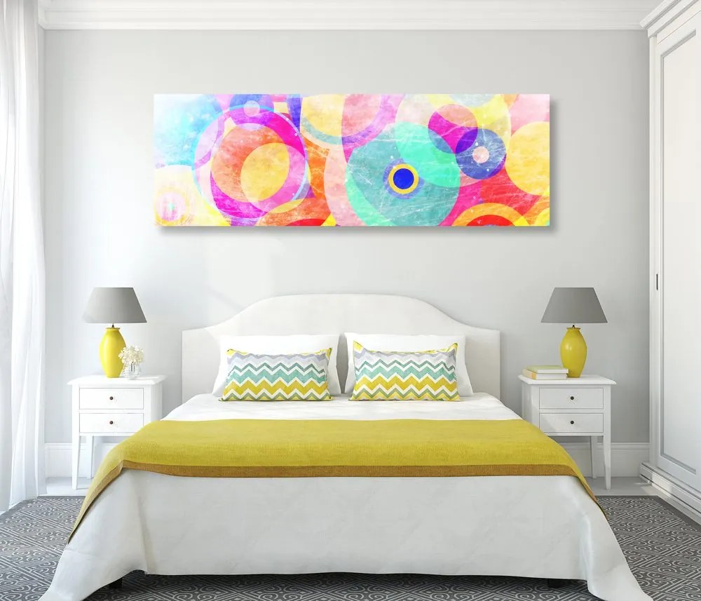 Quadro su tela – Cerchi colorati