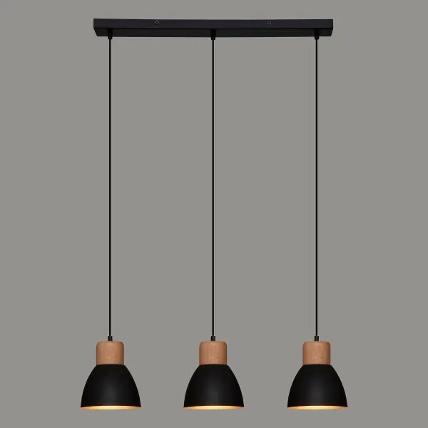 Atmosphera - Lampadario a sospensione con filo DESY 1xE27/40W/230V pino