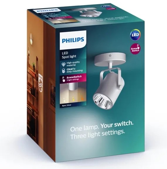 Philips - Faretto LED SCENE SWITCH BYRE LED/4,3W/230V 2200/2500/2700K