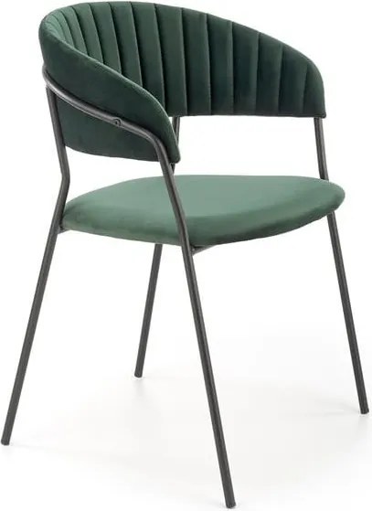 Sedia K426 Velvet Green - L57 x H54 x H79 cm