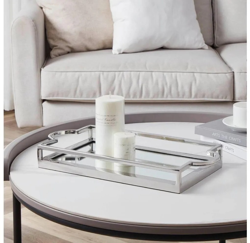 Eglo 427021 - Vassoio decorativo SAVANT 23x45 cm cromo