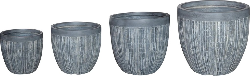 AMARANTO - set di vasi in fibra sintetica