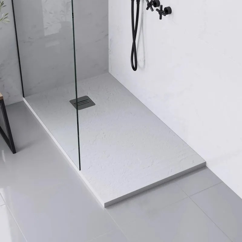 Piatto doccia ultrasottile SENSEA in abs Remix 70 x 120 cm bianco
