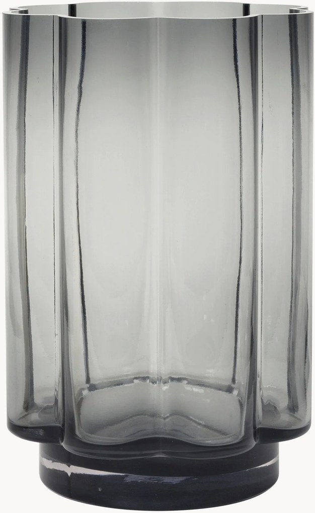 Lanterna in vetro soffiato Anya, alt. 30 cm