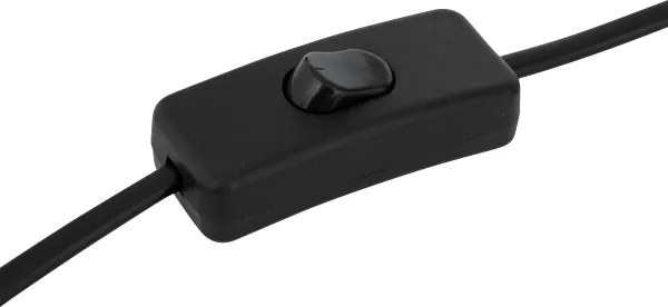 Atmosphera - Lampada da tavolo MONIA 1xE14/60W/230V nero/bianco