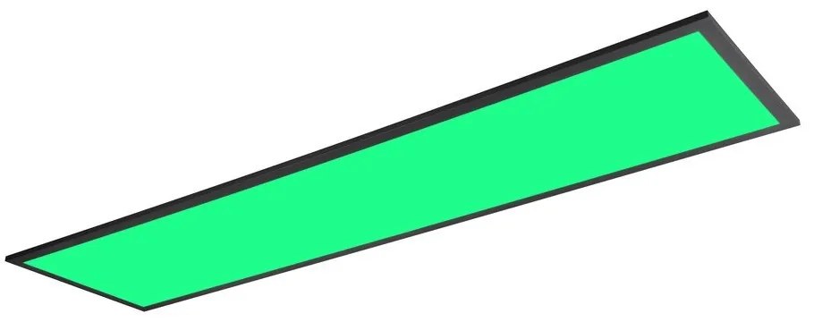 Plafoniera LED nera 29,5x119,5 cm Beta - Reality