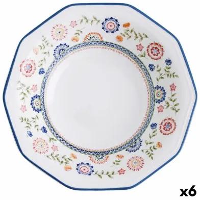 Piatto Fondo Churchill Bengal Ceramica servizio di piatti (Ø 20,5 cm) (6 Unità)