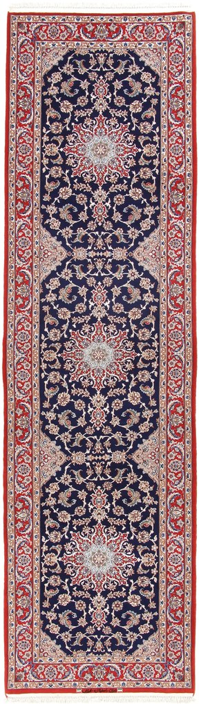 Isfahan Tappeto persiano 90x320 (Iran) Annodato A Mano