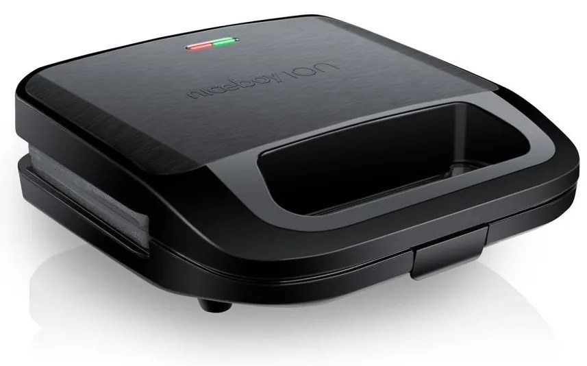 Niceboy ION Snacker S3 - Macchina per i panini 3in1 750W/230V acciaio inossidabile/nero
