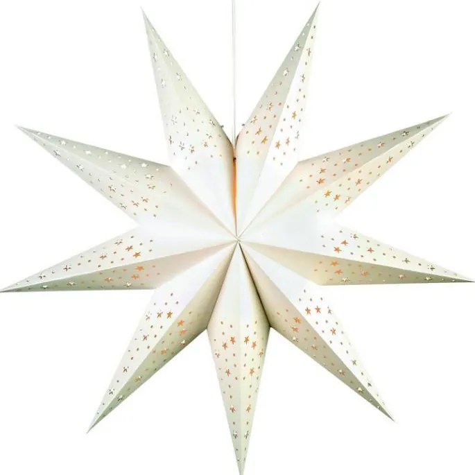 Markslöjd 700320 - Decorazione di Natale SOLVALLA 1xE14/25W/230V bianco 75 cm