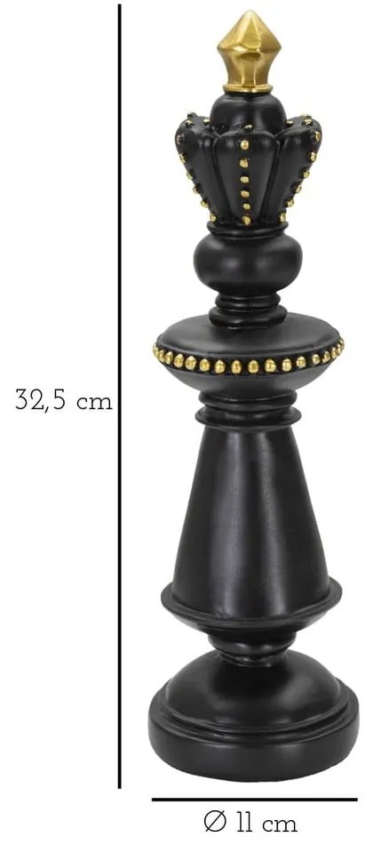 Statua in poliresina 32,5 cm King - Mauro Ferretti