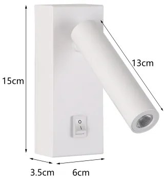 Brilagi - Luce Spot da parete a LED MAYA LED/3W/230V 4000K bianco