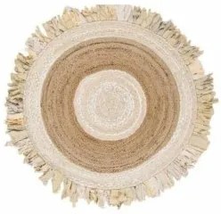 Tappeto DKD Home Decor S3027351 Beige Marrone (200 x 200 x 1 cm)