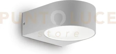 Iko applique da esterno ip54  1 luce attacco e27 grigio