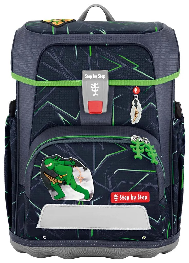 Zaino scuola Step by Step CLOUD, set 5 pezzi, Ninja Kimo