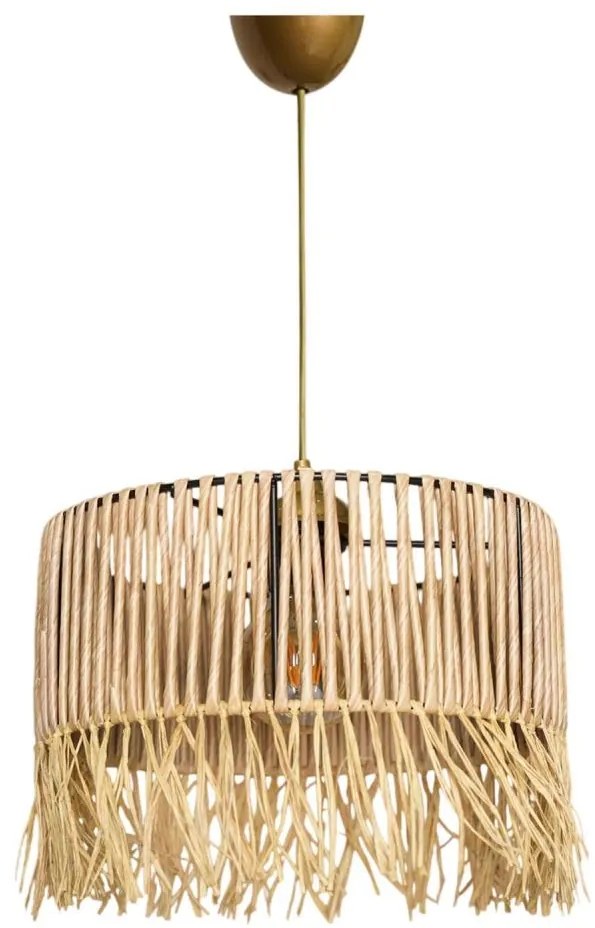 Lampada a sospensione con cavo RIMINI 1xE27/40W/230V beige