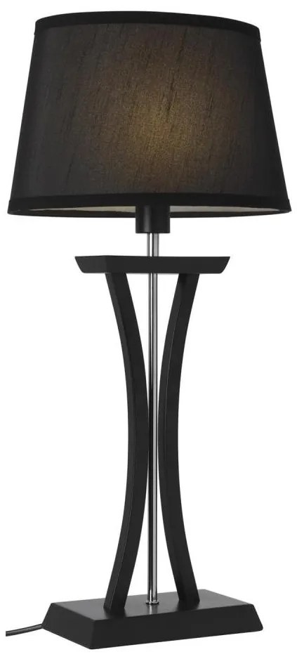 Cottex B2429SV - Lampada da tavolo NEW CHELSEA 1xE14/40W/230V nera