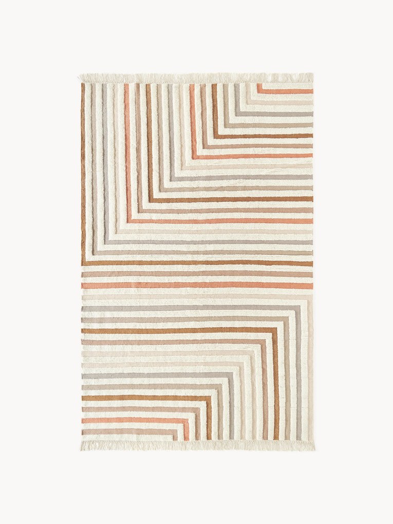 Tappeto kilim fatto a mano con frange Calais