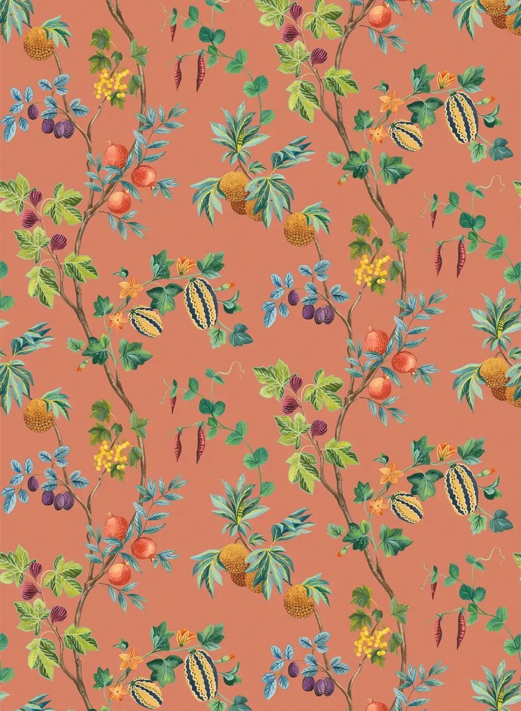Osborne & Little Carta da parati Orchard - Terracotta