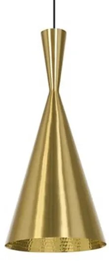 Beat Tall LED Lampada a Sospensione Brushed Brass - Tom Dixon