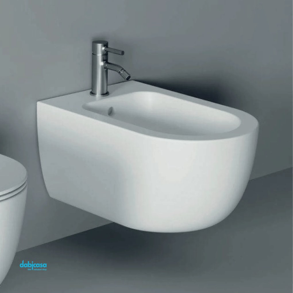 Alice Ceramica "Unica 55" Bidet Sospeso Bianco Opaco