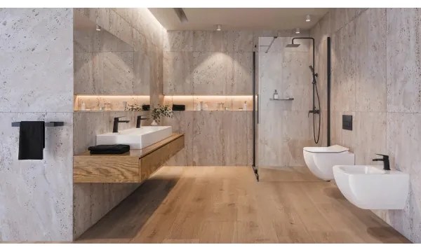 Deante BQL_N30M - Miscelatore per bidet BLUR nero