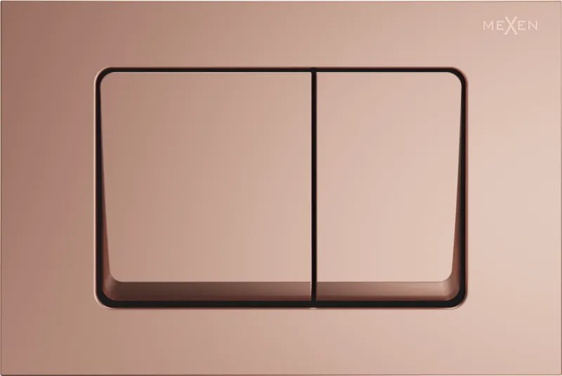 Mexen Fenix 10 XS pulsante di scarico, oro rosa - 601005