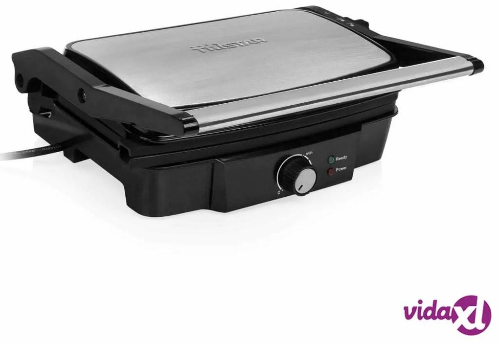 Tristar Griglia a Contatto 1500W 27,8x17 cm Nera