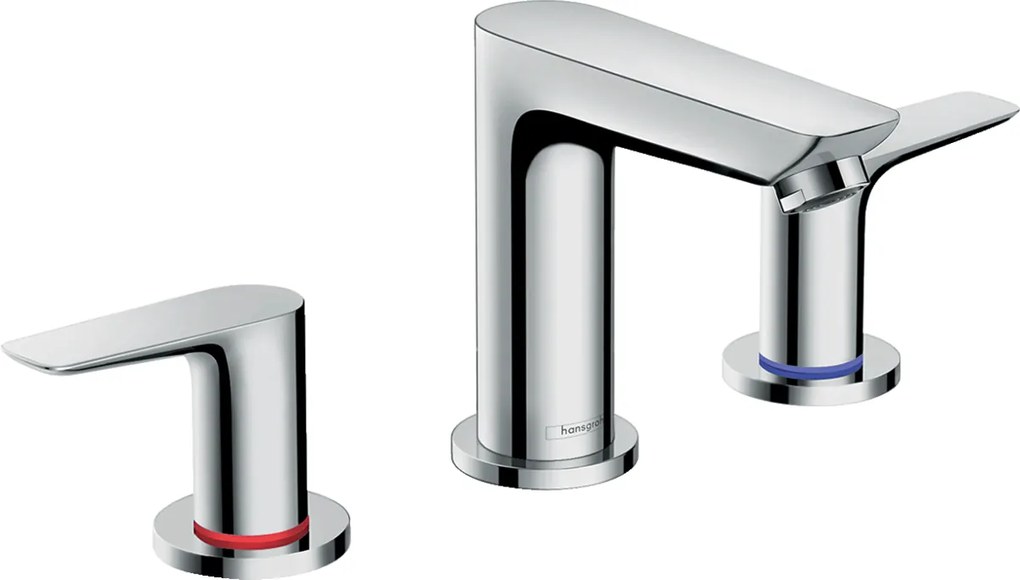 Gruppo Lavabo 3 Fori con Bocca 112 mm con piletta Cromo Hansgrohe Talis E 71733000