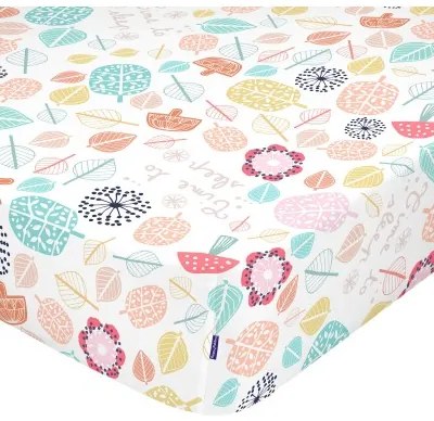 Lenzuolo con angoli aderenti HappyFriday Moshi Moshi Fantasy Multicolore 90 x 200 x 32 cm