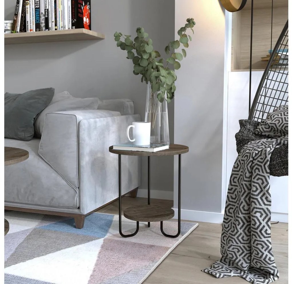 Tavolino CORRO 45x40 cm marrone