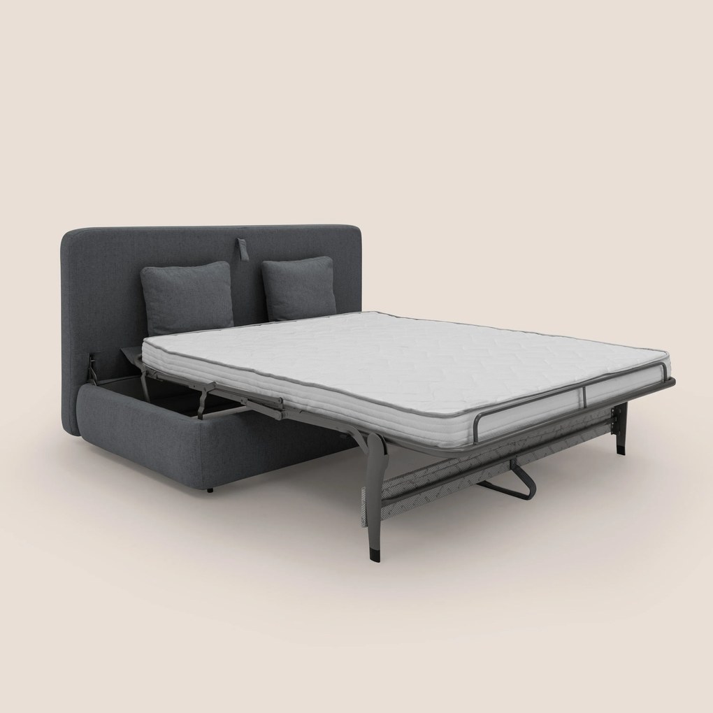Gransasso Divano letto matrimoniale dal DESIGN innovativo in tessuto impermeabile T03 antracite