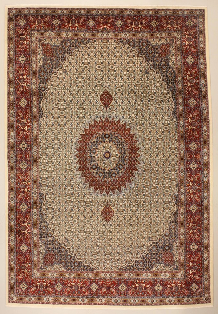 Moud Tappeto 250 x 360 (Iran) Annodato A Mano
