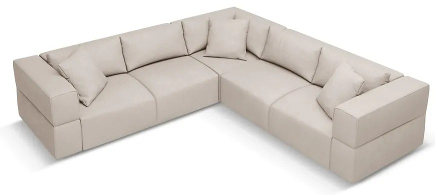 Divano angolare variabile beige Esther - Milo Casa