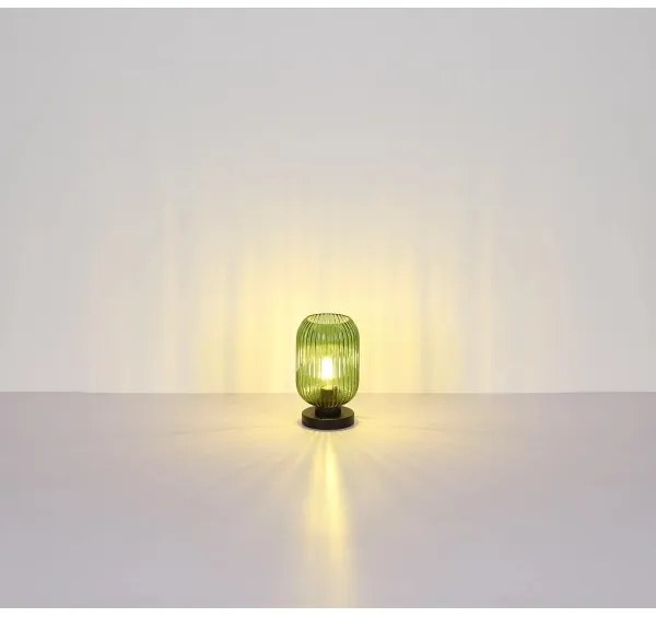 Globo 15469TG - Lampada da tavolo NORMY 1xE27/40W/230V verde