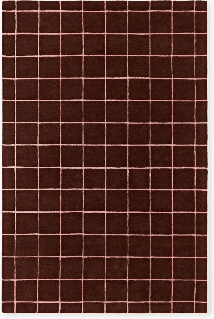 Tappeto in lana a pelo alto e basso tuftato a mano Kallie