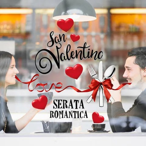 Serata Romantica | Vetrofania