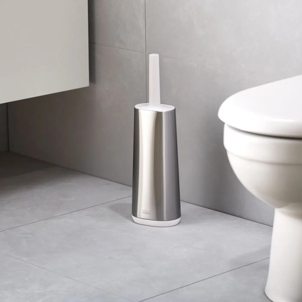 Spazzola per WC in acciaio inox Flex - Joseph Joseph